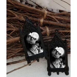 The Wolfman Lon Chaney Werewolf Earrings Classic Horror Film Tribute Jewelry
